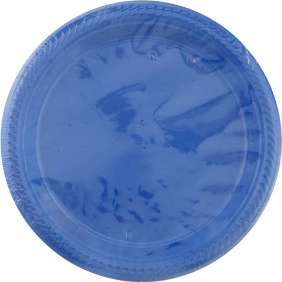 Amscan Bright Royal Blue Plastic Plates (20 ct)