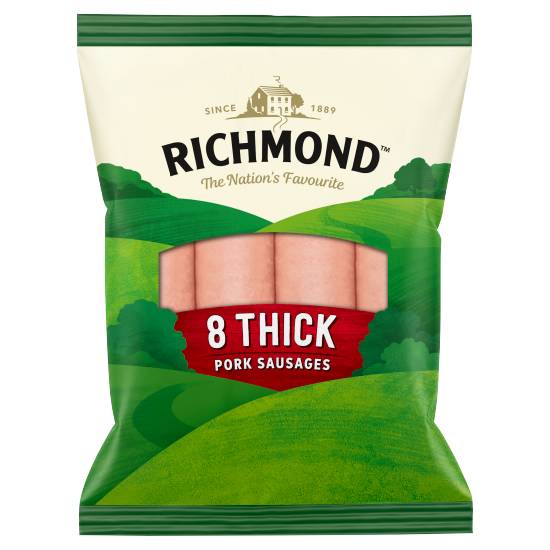 Richmond Thick Pork Sausages (8 pack)