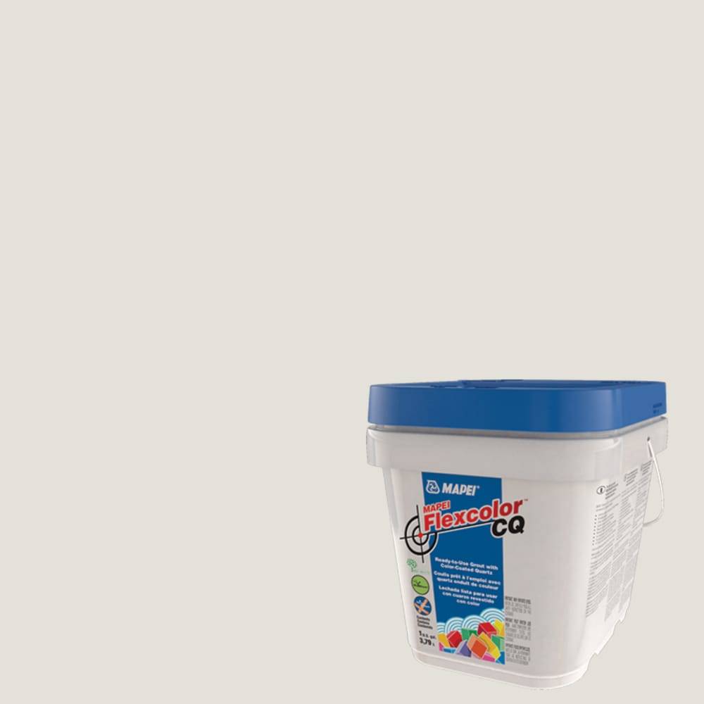 MAPEI Flexcolor CQ White #5000/Eggshell #5220 Acrylic Premix Sanded Grout (1-Gallon) | 4KA522004