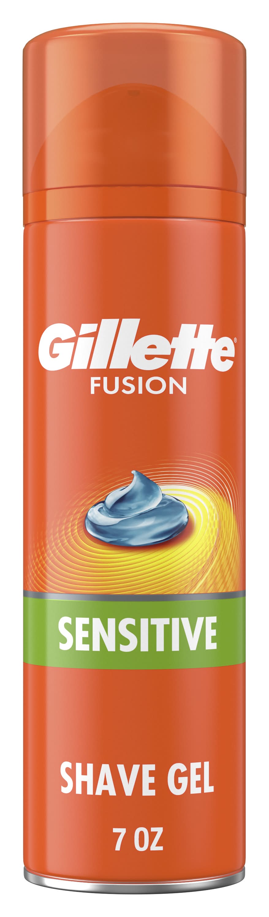 Gillette Fusion 5 Ultra Sensitive Shave Gel For Men With Aloe Vera (7 oz)
