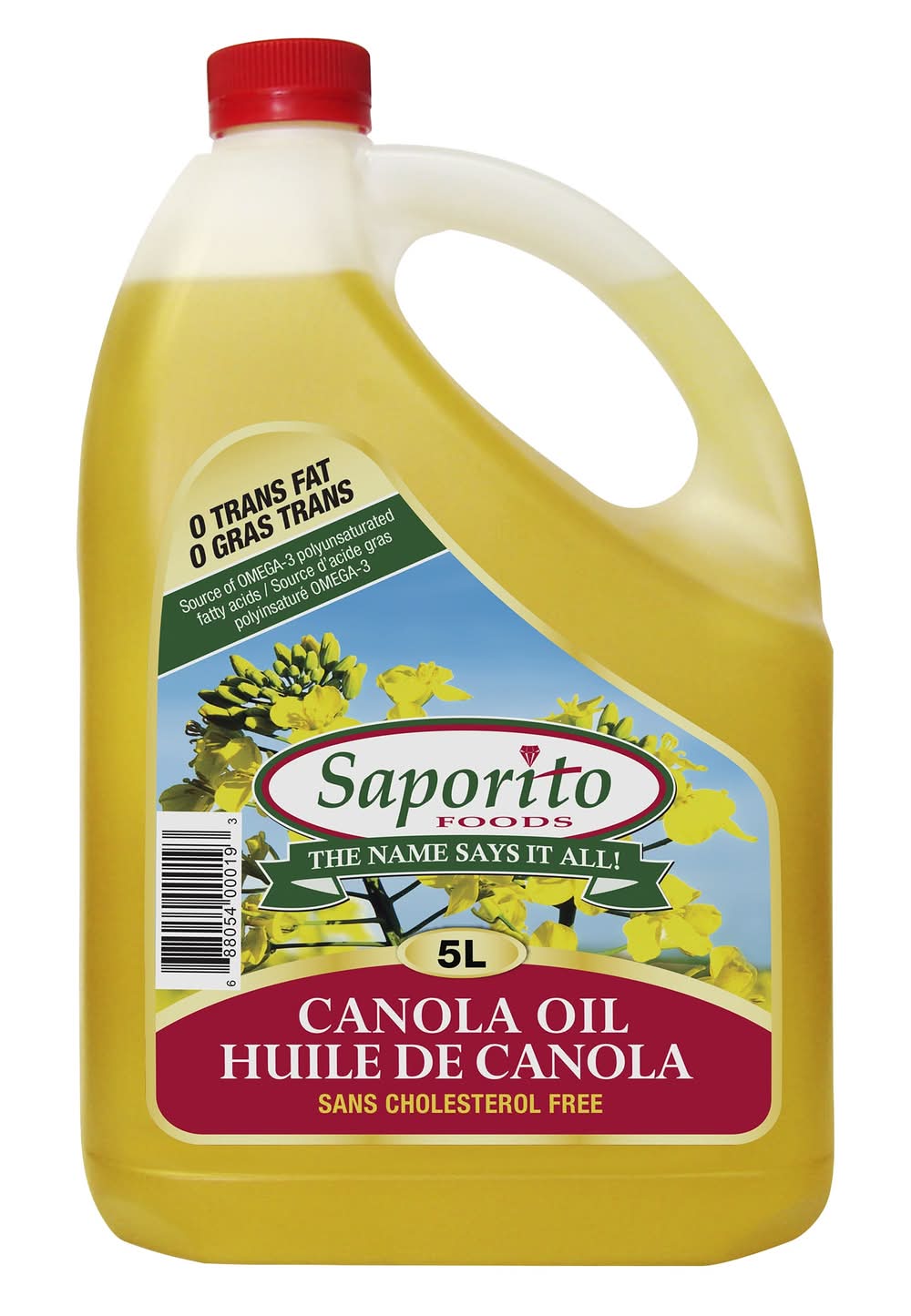 Saporito - Huile De Canola, 5 L / Saporito Canola Oil, 5 L