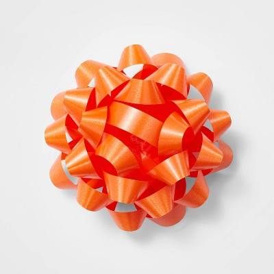 Spritz Jumbo Gift Bow, Orange