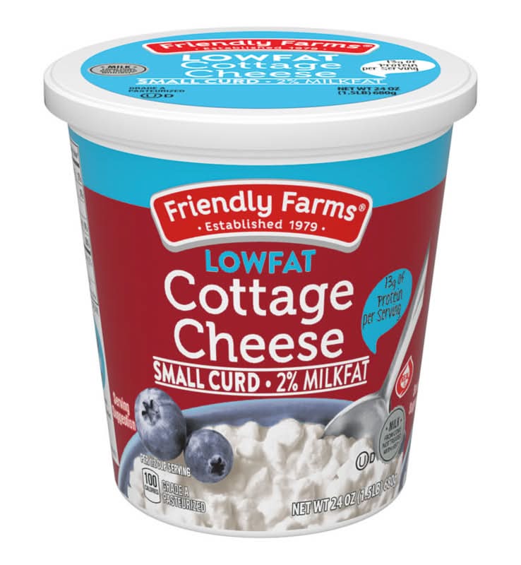 Friendly Farms Low Fat Small Curd Cottage Cheese