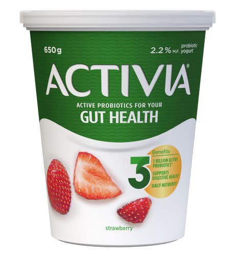 Activia Gut Health Probiotic Yogurt, Strawberry (650 g)