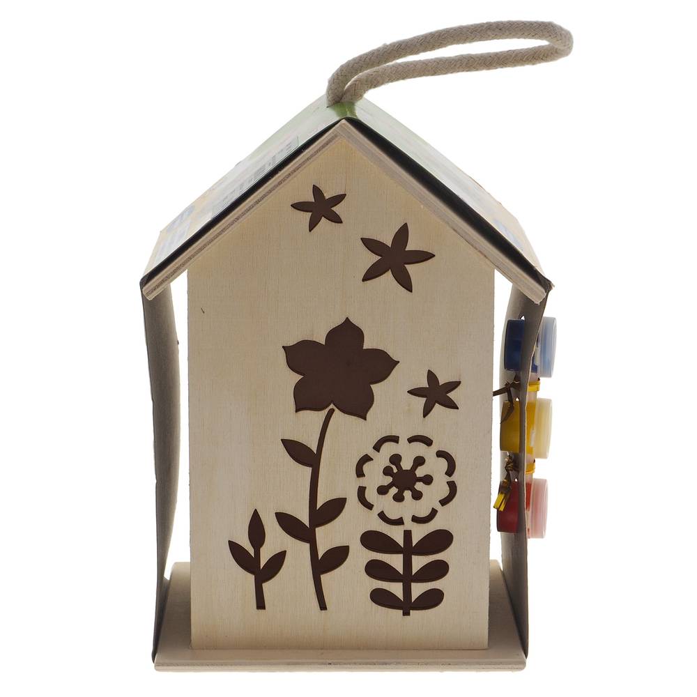 Paint Your Own Birdhouse W/4 Paint Pods