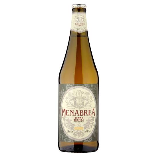 Menabrea Birra Bionda Premium Lager Beer Bottle 660ml