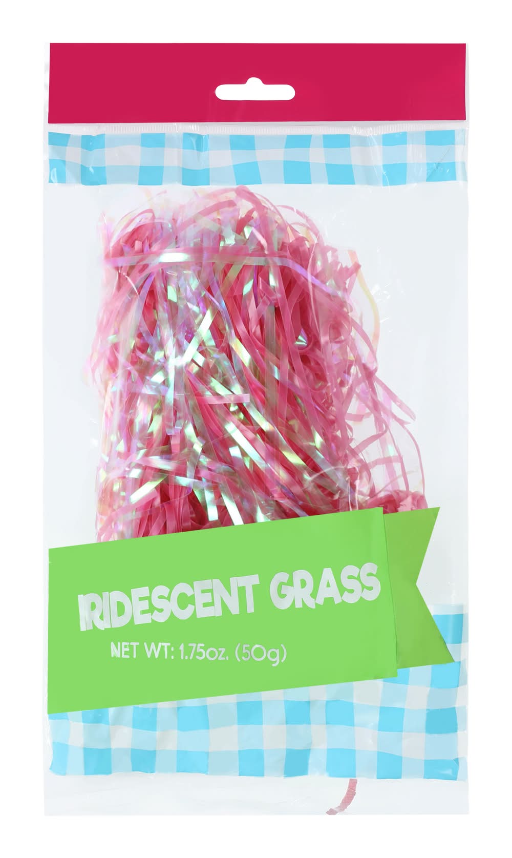 Easter Iridescent Grass 1.75oz Pink