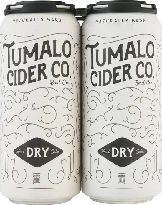 Tumalo Cider Co. Dry Hard Cider (4 ct, 16 fl oz)