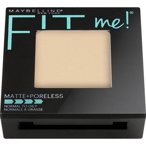 Maybelline fit me! poudre compacte matte + poreless, porcelain 110 (1unité) - fit me! matte+poreless porcelain pressed powder 110 (1 ea)