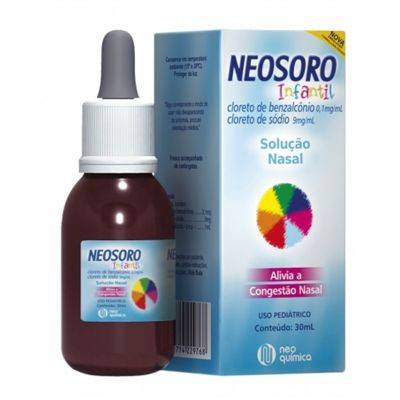 Neo química descongestionante neosoro infantil solução nasal (30ml)