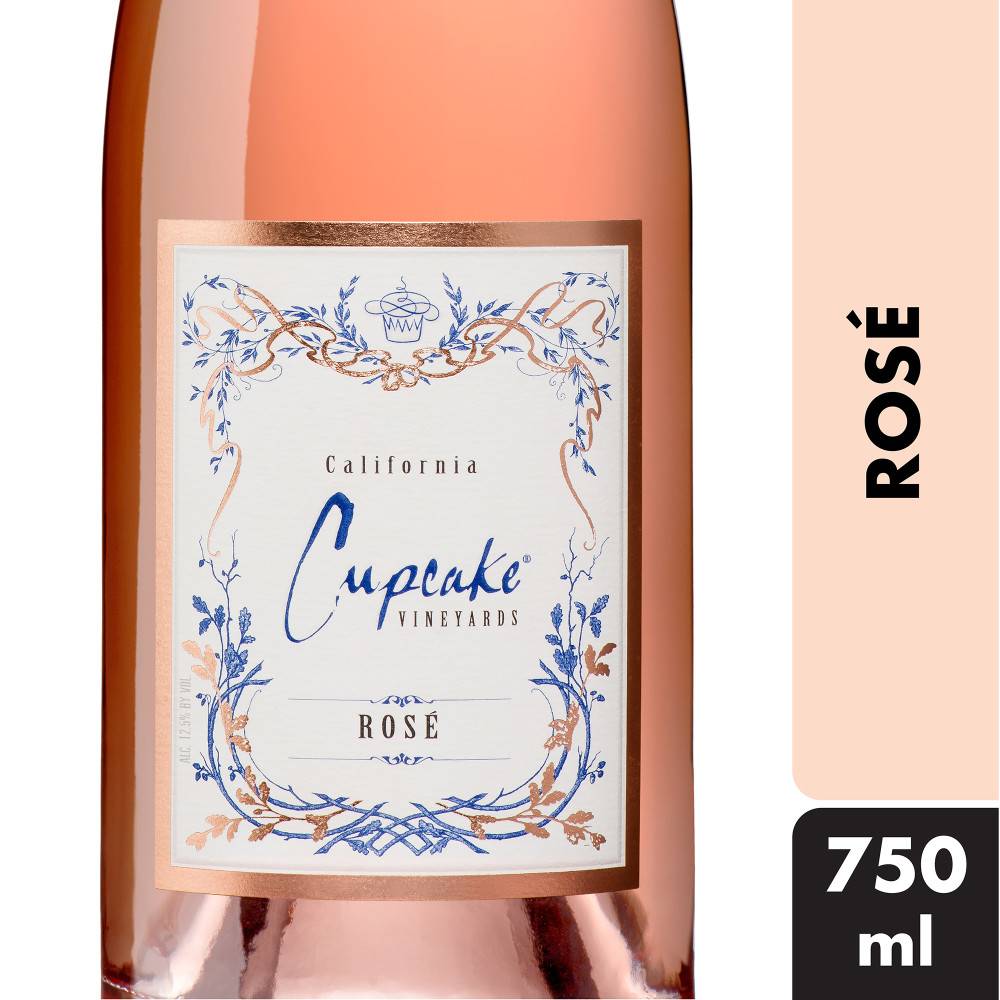 Cupcake Vineyards California Rose Wine, 2016 (750 ml)