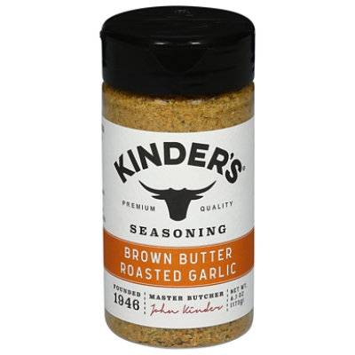 Kinder'S Roasted Garlic Brown Butter Seasoning 6.1 Oz - 6.1 Oz