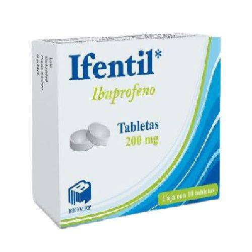 Biomep ifentil ibuprofeno tabletas 200 mg (10 piezas)