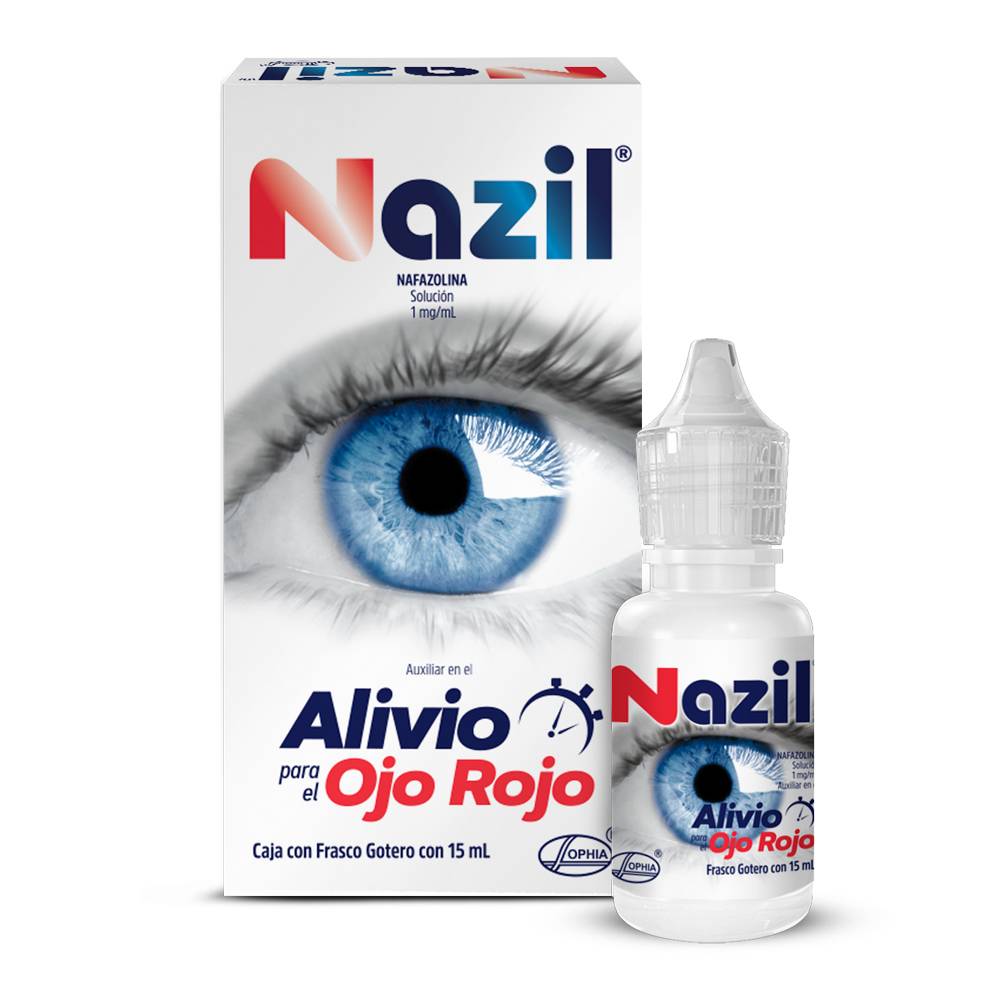 Sophia · Nazil ofteno nafazolina solución 1 mg/ml (15 ml)