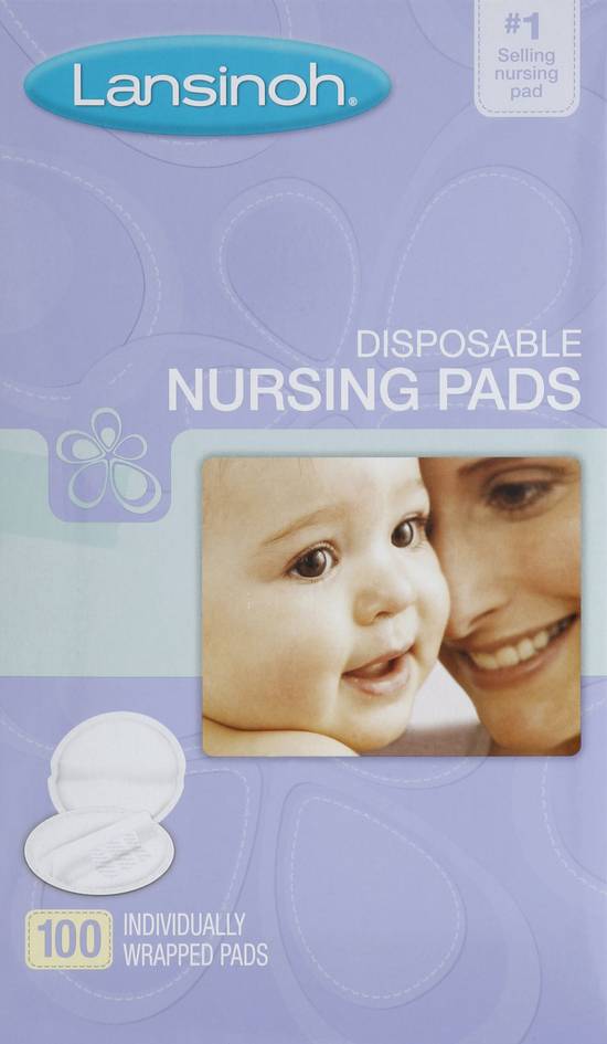 Lansinoh Stay Dry Disposable Nursing Pads - 100ct