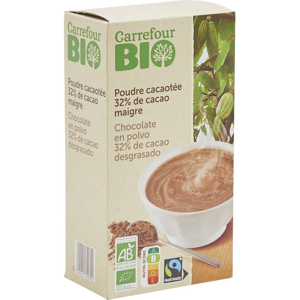 Carrefour Bio - Cacao en poudre maigre (500g)