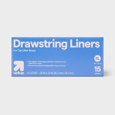 up&up Liners Cat Litter, 36 In x 19 In (15 ct)