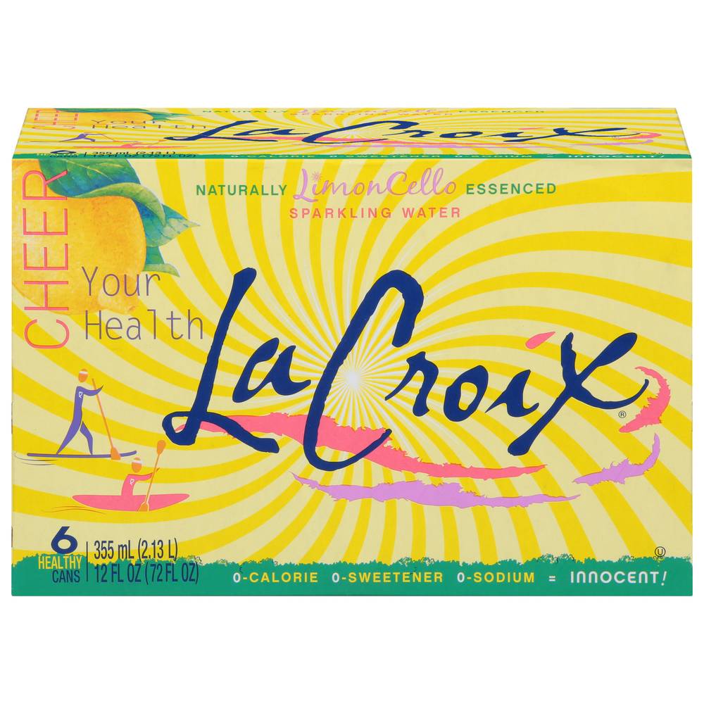 Lacroix Lemon Cello Sparkling Water (6 pack, 12 fl oz)