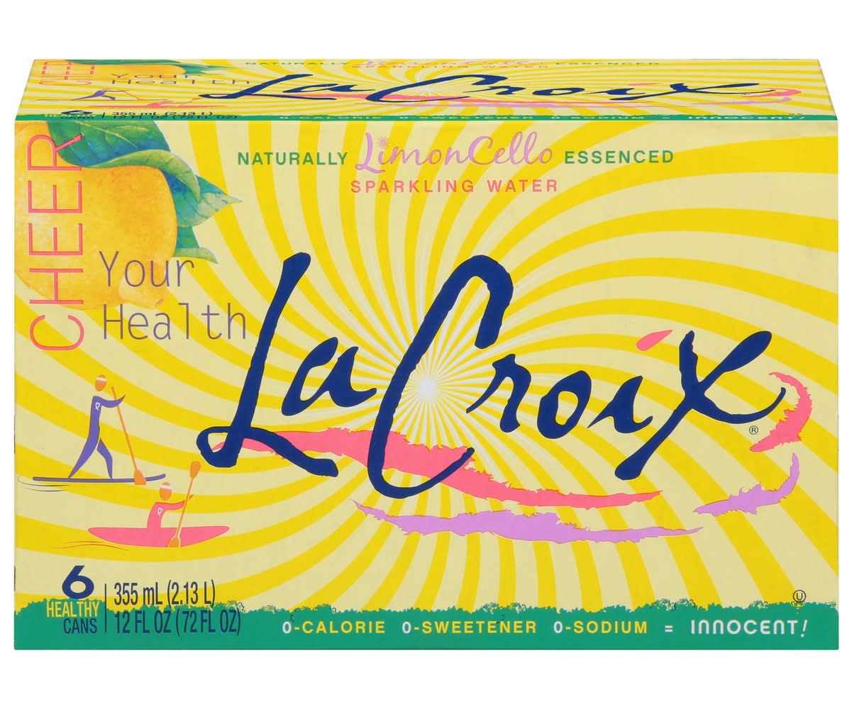 LaCroix Lemon Cello Sparkling Water (6 x 12 fl oz)