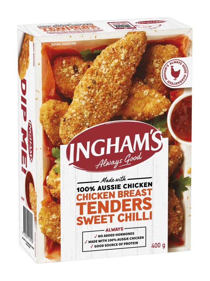 Ingham's Chicken Breast Tenders Sweet Chilli (400g)