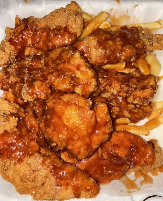 Chicken Tenders with Pop