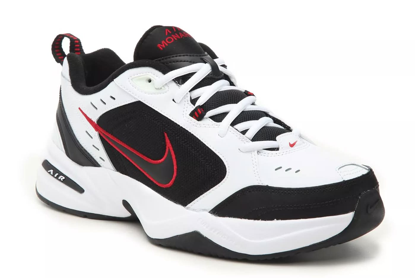 Nike Air Monarch Iv Training Shoe - Men's (White/Red/Black Extra Wide - 8.5)