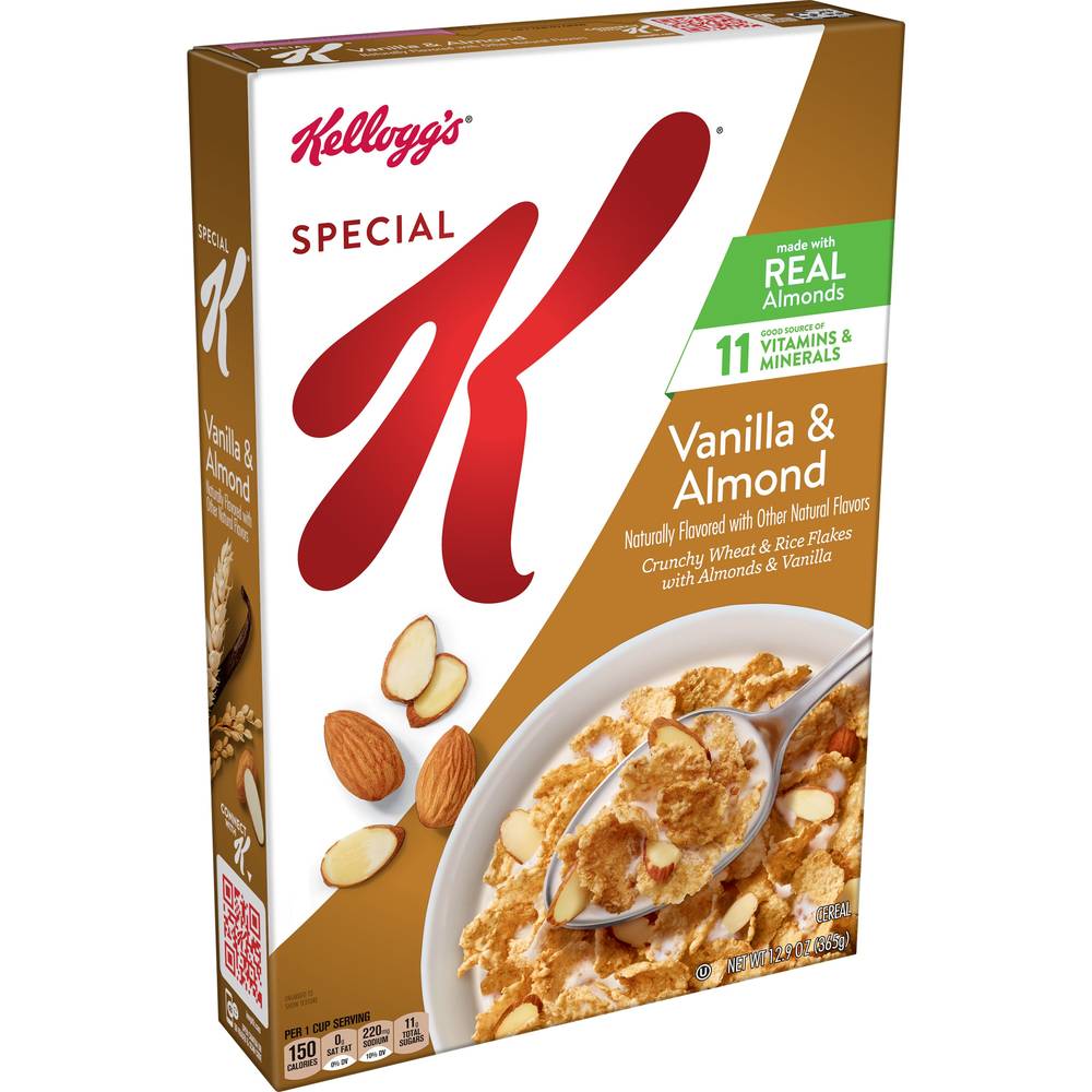 Special K Vanilla & Almond Breakfast Cereal, 12.9 Oz