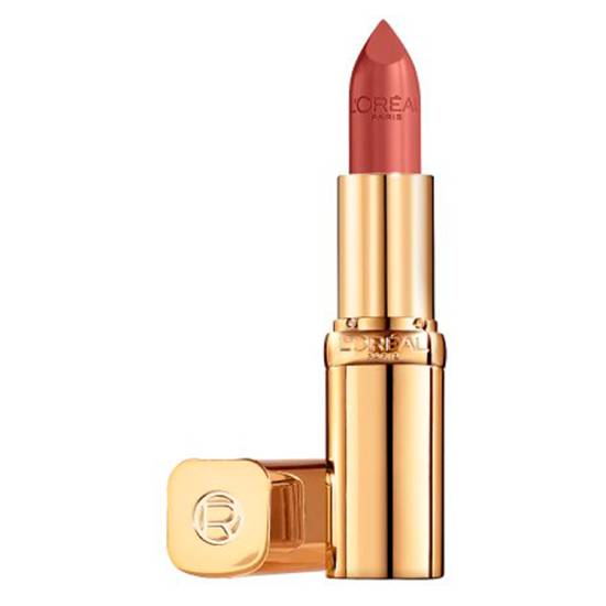 L'Oréal Nude, Paris Color Riche Satin Lipstick C Est Dimanche 107 Soft and Ultra Hydrating (3.69g)