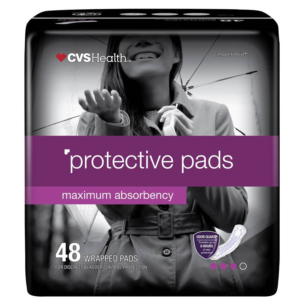 CVS Health Maximum Absorbency Protective Pads, 48 CT