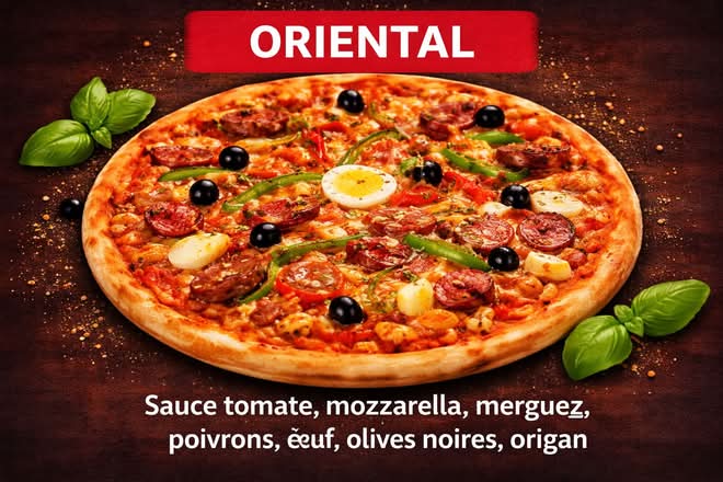 Pizza oriental