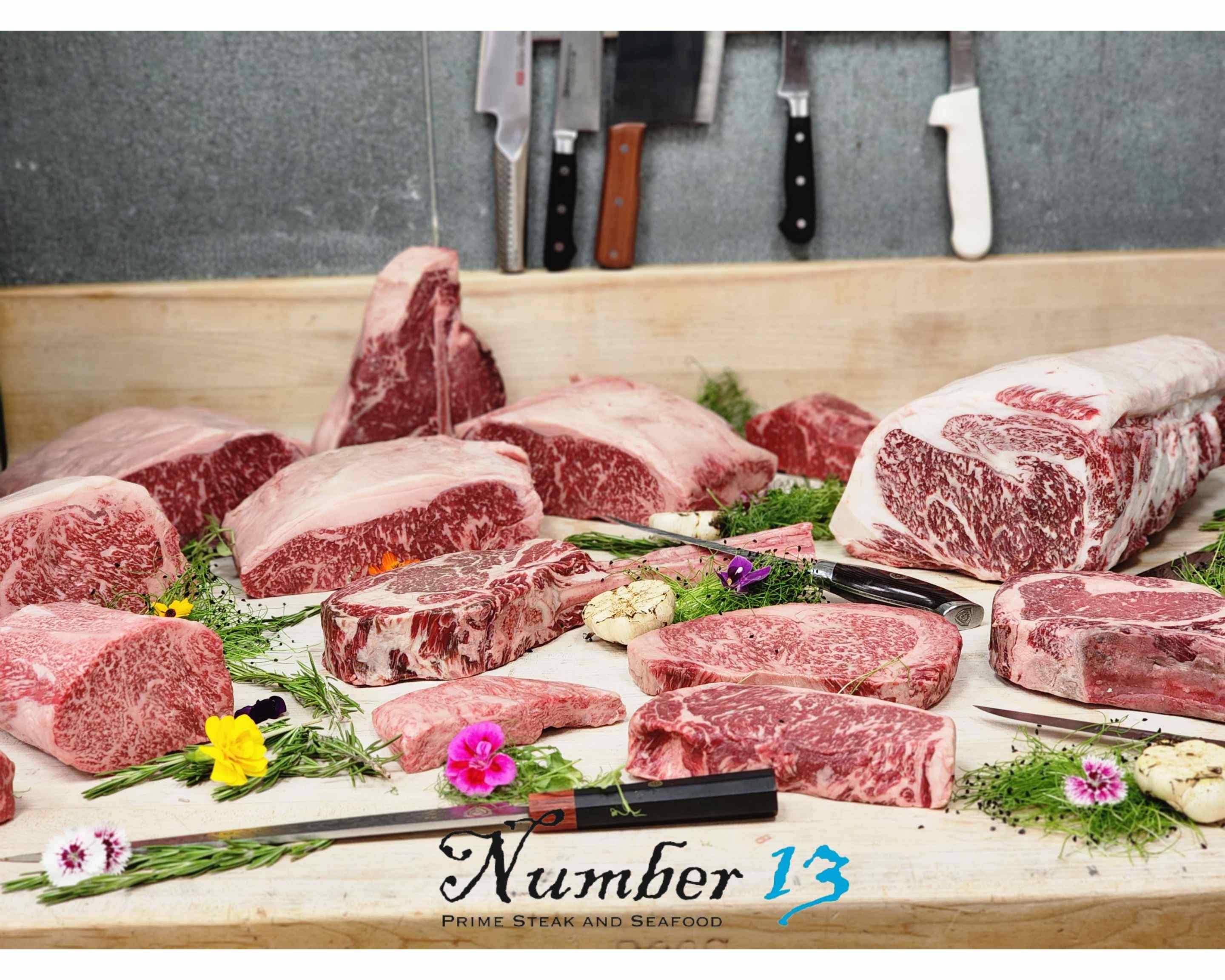 Order Number 13 Prime Steak And Seafood Menu Delivery【Menu & Prices