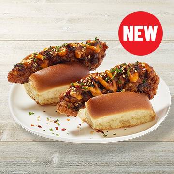 Whiskey-Glazed Chicken Slammers