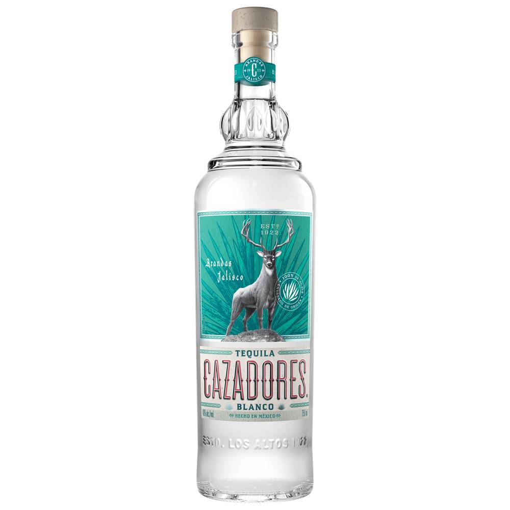 Cazadores Agave Tequila Blanco Liquor (750 ml)