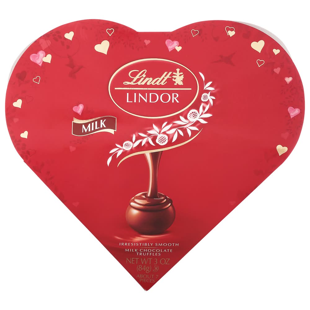 Lindt Lindor Irresistibly Smooth Milk Chocolate Truffles (3 oz, 7 ct)