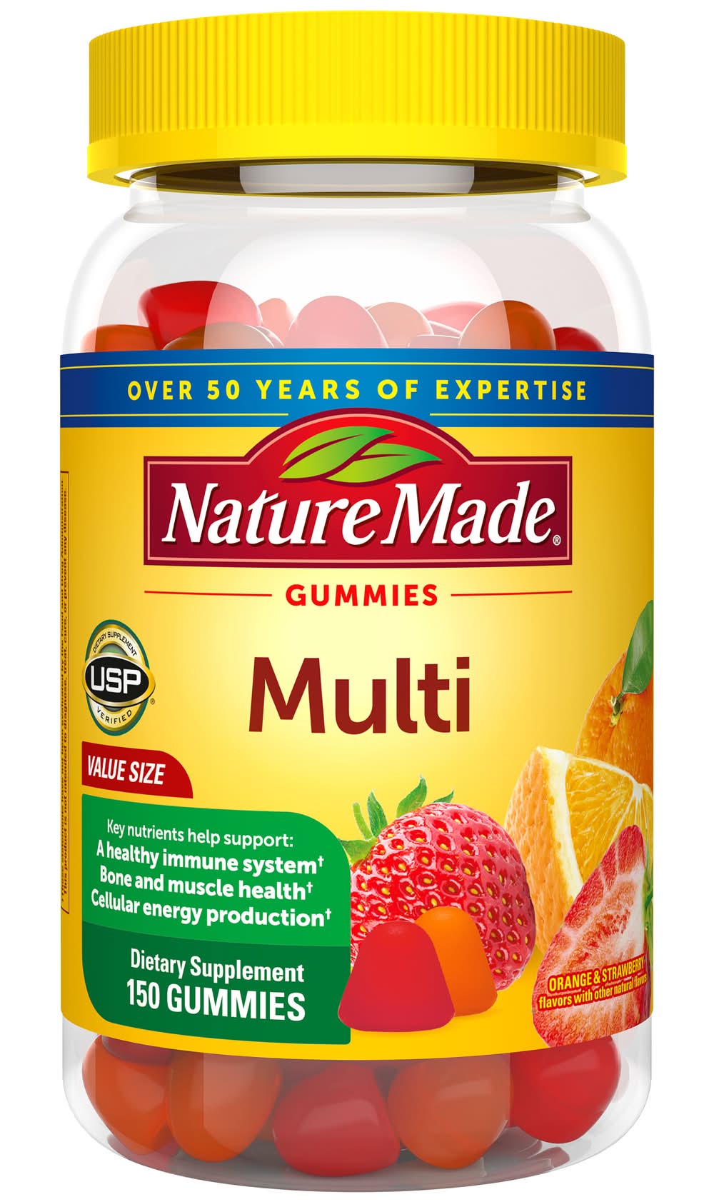 Nature Made Multivitamin Gummies Orange Cherry & Mixed Berry (1 g)