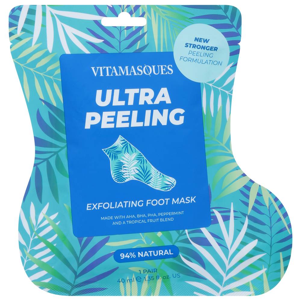 Vitamasques Ultra Peeling Exfoliating Foot Mask (1.35 fl oz)