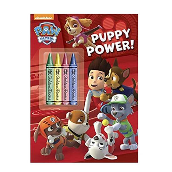 Paw Patrol: Puppy Power Chunky Crayon By Golden Books