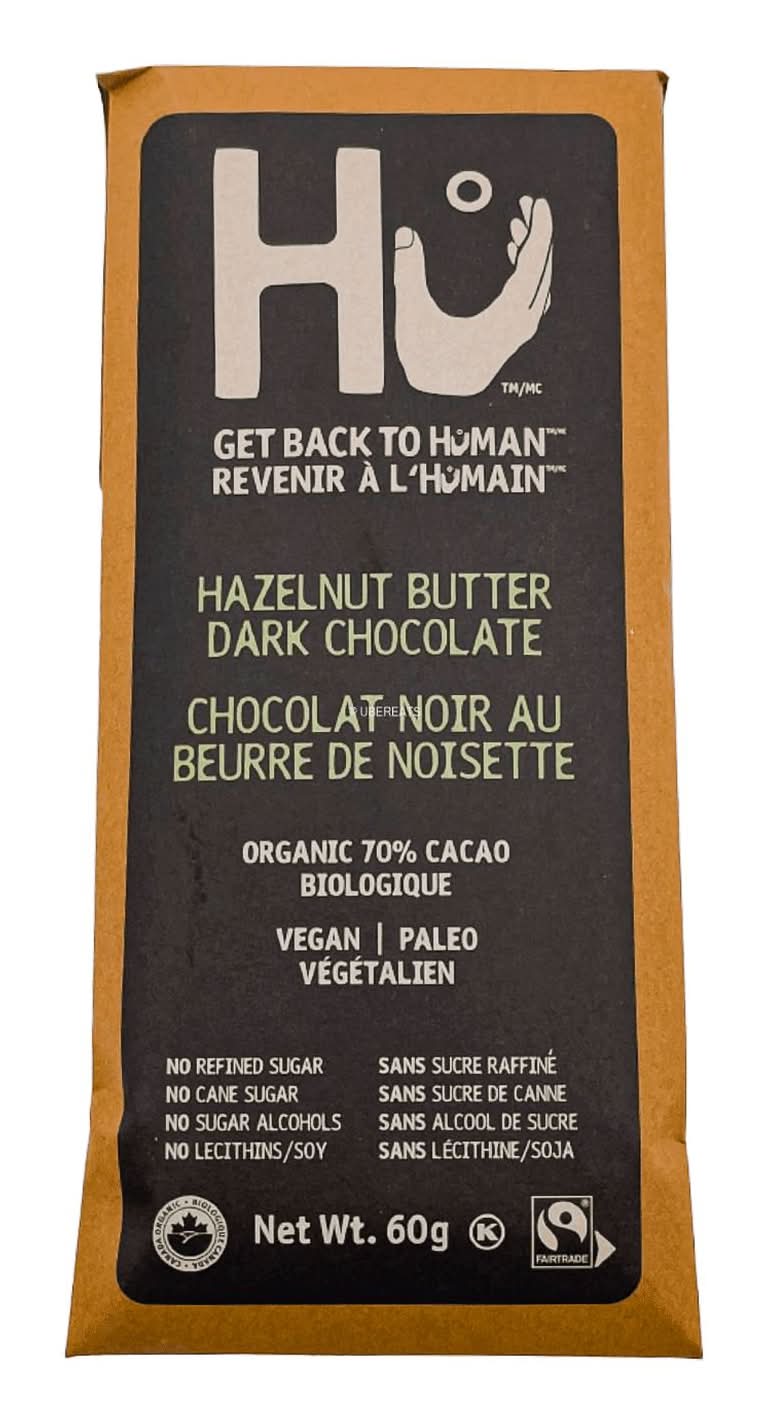Hu Organic Dark Chocolate, Hazelnut Butter (60 g)