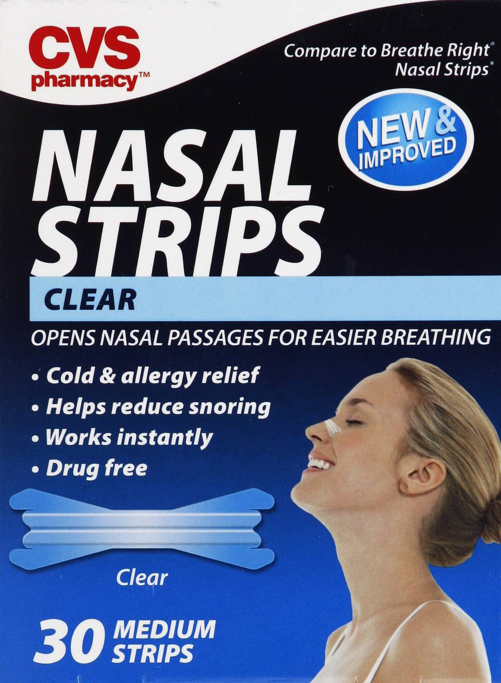 CVS Pharmacy Clear Nasal Strips