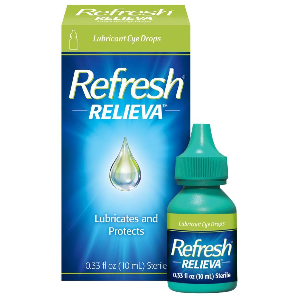 Refresh Relieva Lubricant Eye Drops, 0.33 Fl Oz (10 Ml)