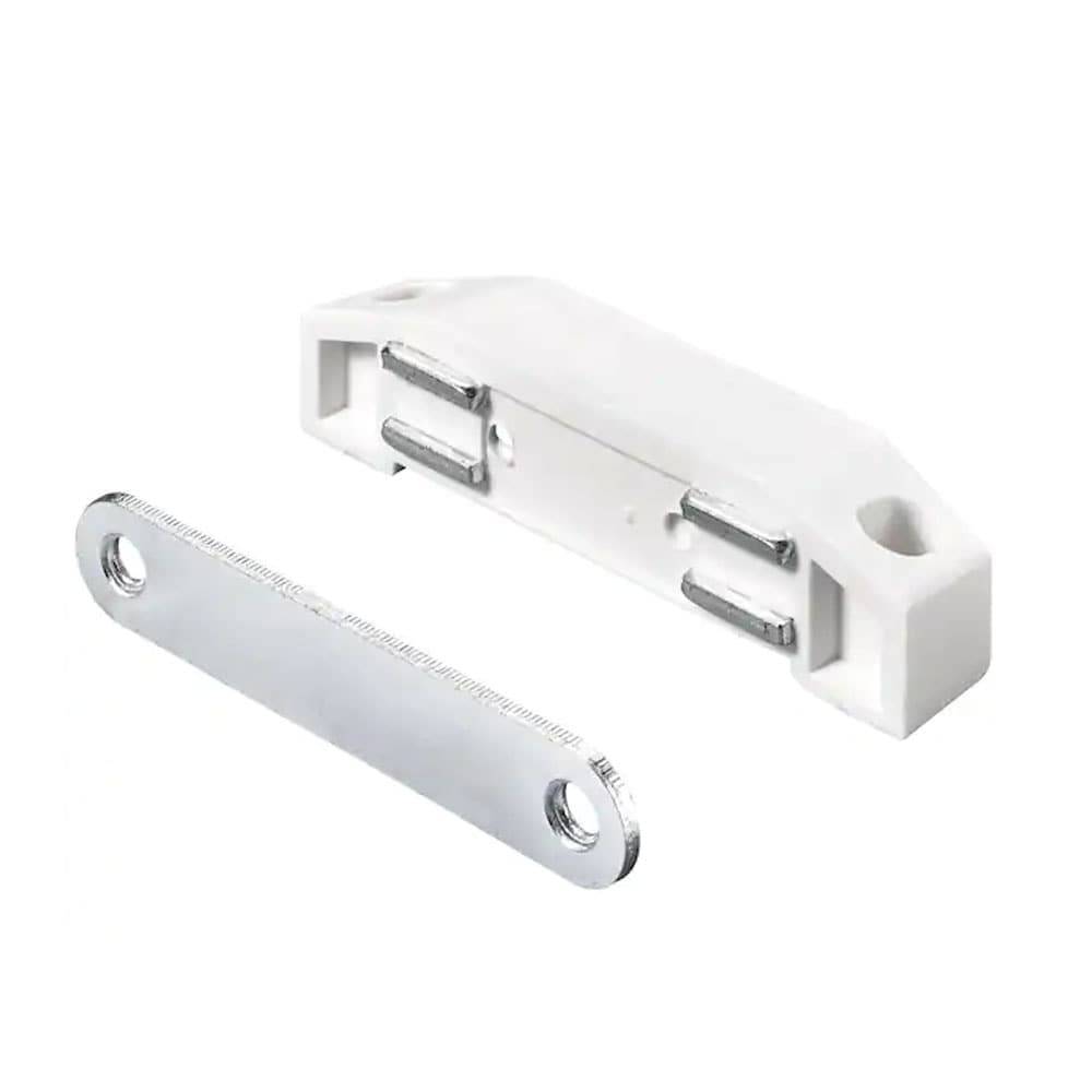 RELIABILT 77-mm Off-white Magnetic Catch Cabinet Latch | 32929PHXLG