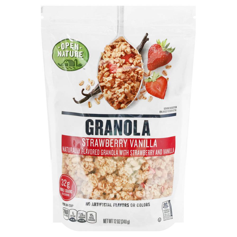 Open Nature Strawberry Vanilla Granola (12 oz)