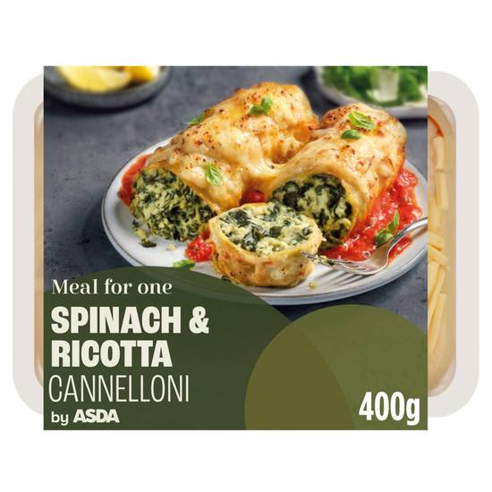 Asda Italian Inspired Spinach & Ricotta Cannelloni 400g