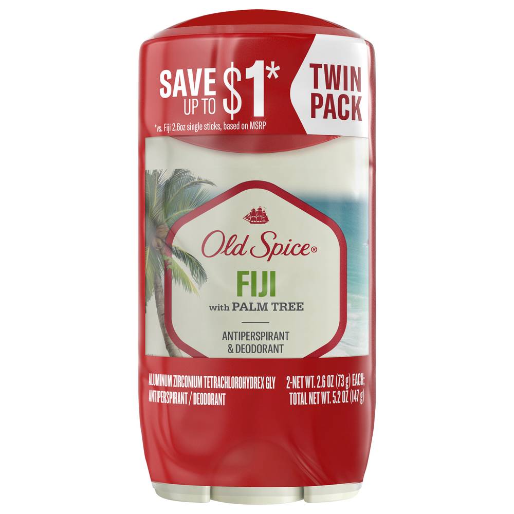 Old Spice Fiji With Palm Tree Anti-Perspirant Deodorant (5.2 oz)