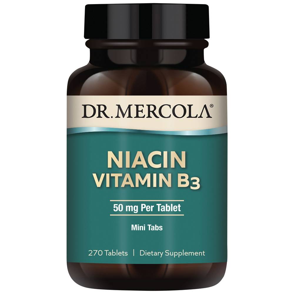 Dr. Mercola Niacin Vitamin B3 – 50 mg (270 ct)