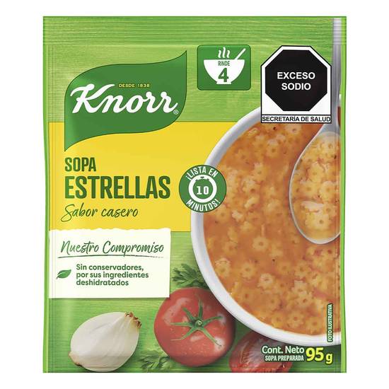 Knorr sopa de estrellas (sobre 95 g)