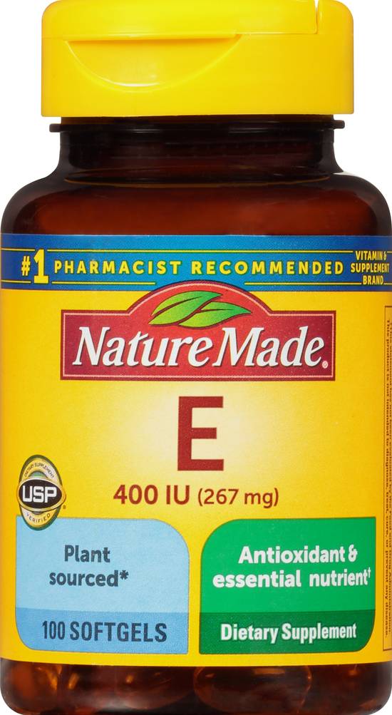 Nature Made Vitamin E 400 Iu Dietary Supplement (100 ct)