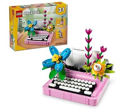 LEGO Creator Typewriter with Flowers, 363 Pieces (31169)