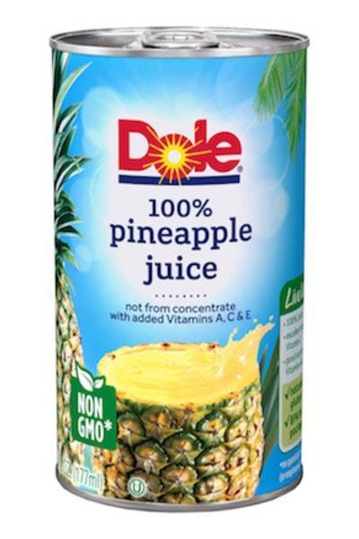 Dole Pineapple Juice (6oz can)