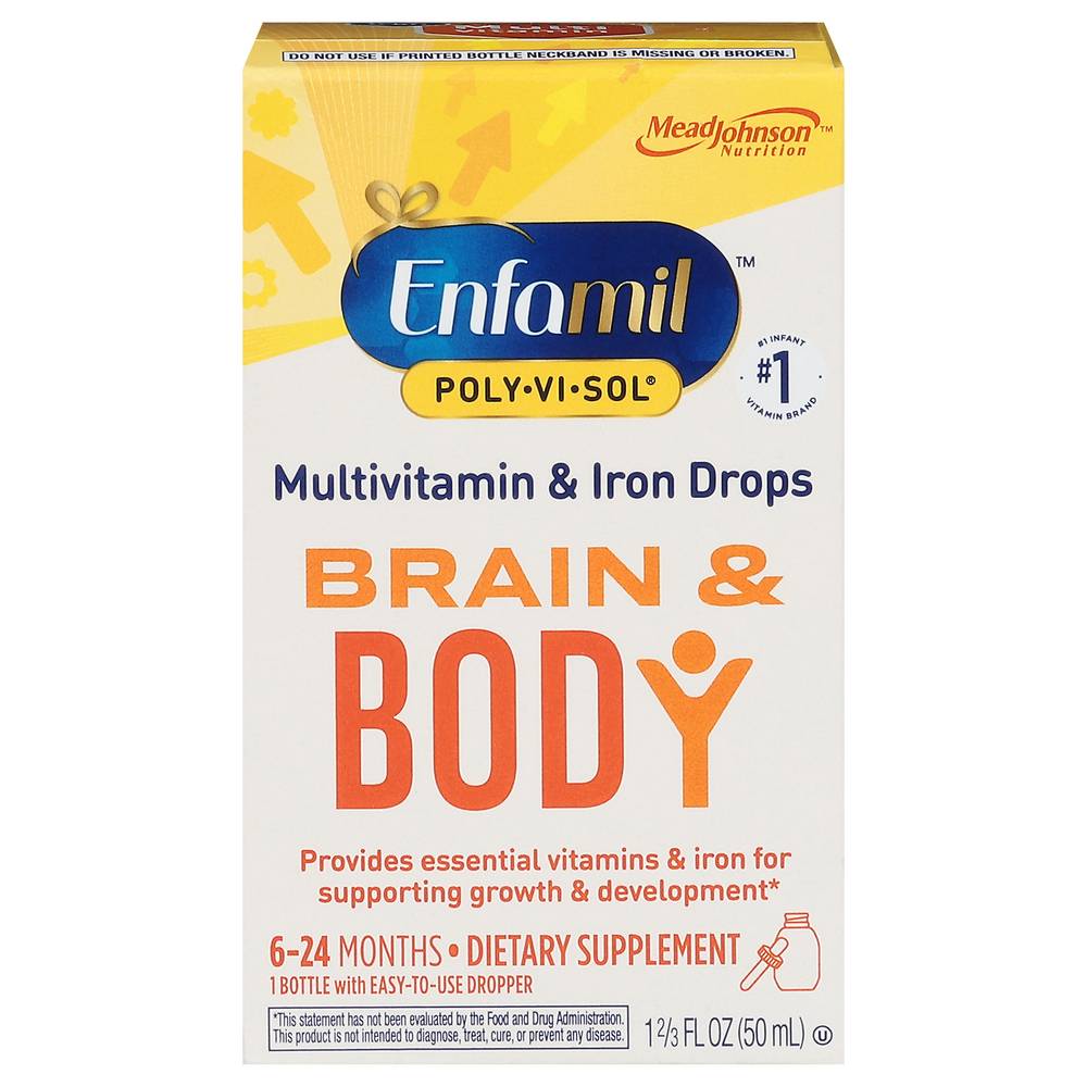 Enfamil Poly-Vi-Sol With Iron Liquid Multivitamin Supplement